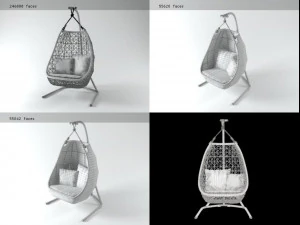 maia swing by kettal 3D Model