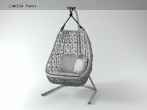 maia swing by kettal Modelo 3D
