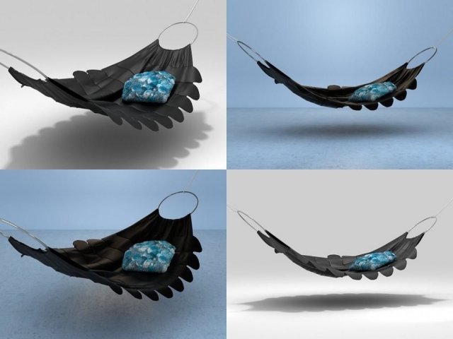 hammock by moroso Model 3D .c4d .max .obj .3ds .fbx .stl .blend
