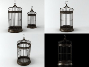 3d birdcage 02 model 3D मॉडल