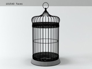 3d birdcage 02 model Model 3D