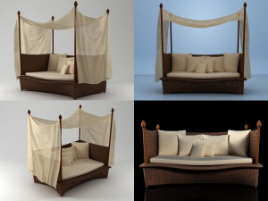 daydream large by dedon 3D Model