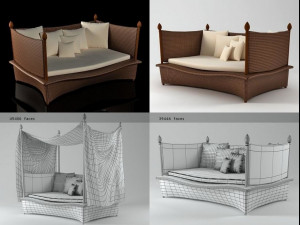 daydream large by dedon Modelo 3D