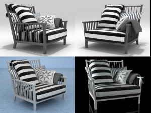 gray 01 by gervasoni 3D 모델