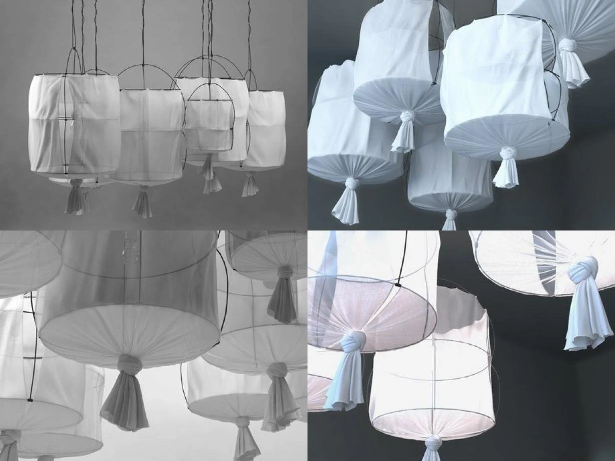 koushi lamp 3D Model .c4d .max .obj .3ds .fbx .stl .blend 