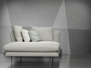lars chaise longue by bonaldo 3D Модель