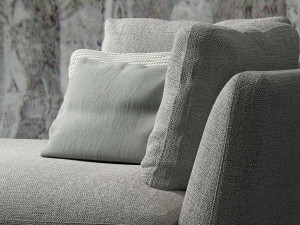 lars chaise longue by bonaldo 3D Модель