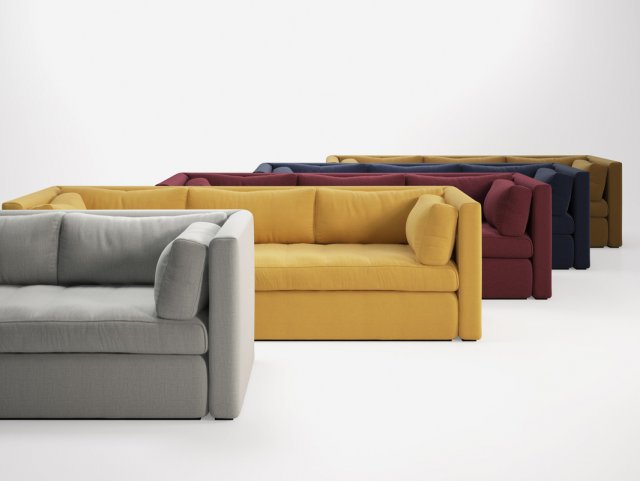 hackney 3-seater sofa by hay 3Dモデル in ソファ 3DExport