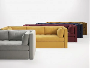 hackney 3-seater sofa by hay 3D Model