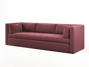 hackney 3-seater sofa by hay 3D Model