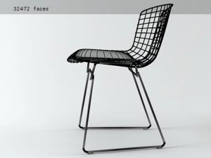 bertoia side chair by knoll 3D Model