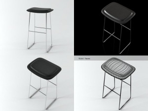 hi pad stool by cappellini 3D Model