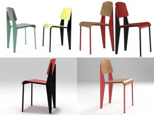 ヴィトラのスタンダードチェア 3Dモデル