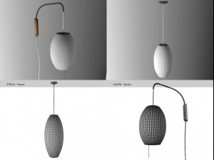 Nelson bubble lamp - cigar by modernica 3D 모델