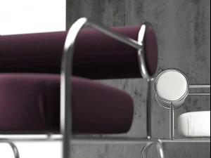 sofa with arms by cappellini 3D Model
