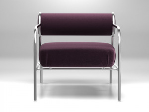 sofa with arms by cappellini Modèle 3D