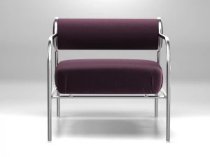 sofa with arms by cappellini 3D Model