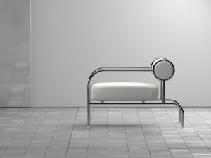 sofa with arms by cappellini Modèle 3D