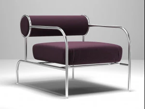 sofa with arms by cappellini 3D Model