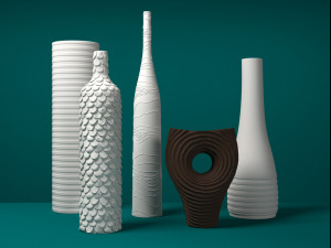 ceramic set 02 by smallaccents 3D Model