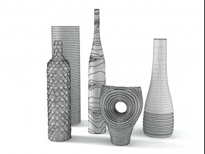 ceramic set 02 by smallaccents 3D Model