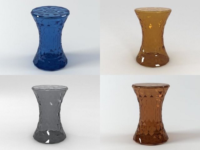 stone by kartell Modelo 3D .c4d .max .obj .3ds .fbx .stl .blend 