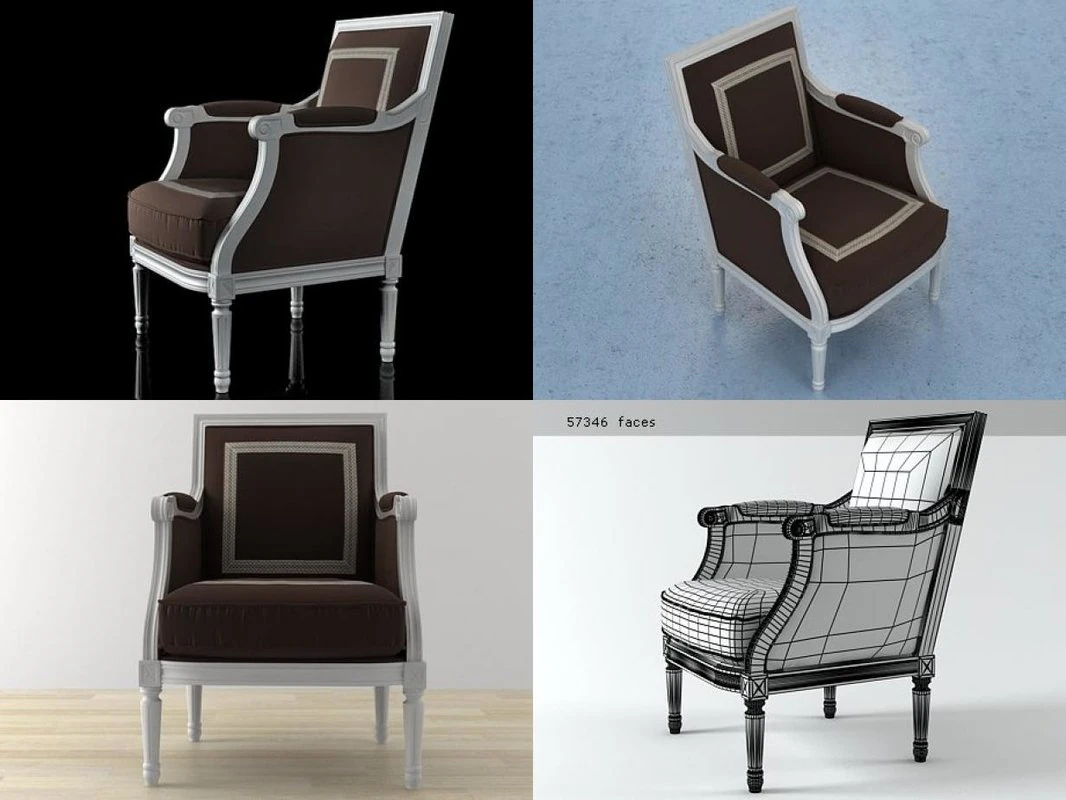jansen bergeres by jansen 3D Model .c4d .max .obj .3ds .fbx .stl .blend 