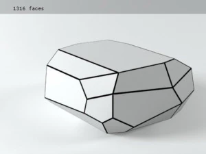 rock tables by ldesign 3D Model