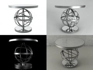 table sfera par baxter Modèle 3D