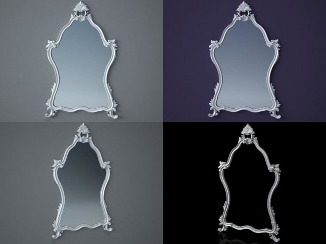 8518sp mirror by bianchinicapponi 3D Model .c4d .max .obj .3ds .fbx .stl .blend 
