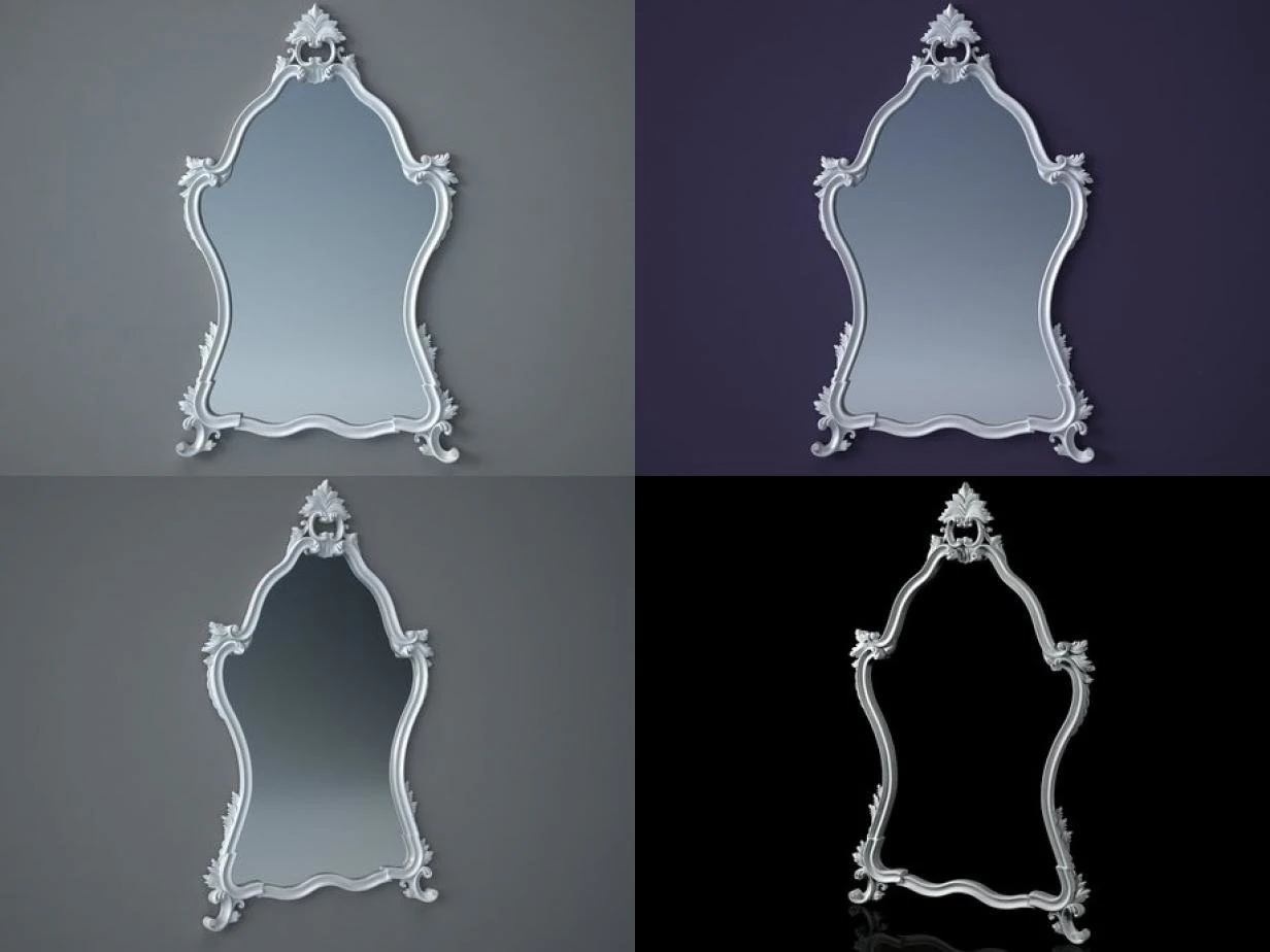 8518sp mirror by bianchinicapponi 3D Model .c4d .max .obj .3ds .fbx .stl .blend 