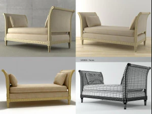 adjustable-ends bench 3D Model