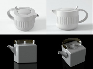 teatime set 3D 模型