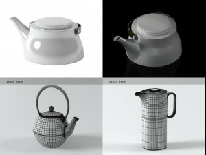 teatime set 3D 模型