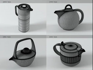 teatime set 3D Model