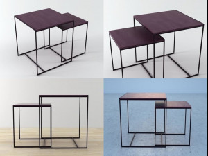 cube tables 3D Model