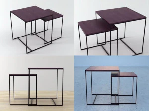 cube tables 3D Model