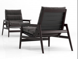 ipanema armchair by poliform 3D Model