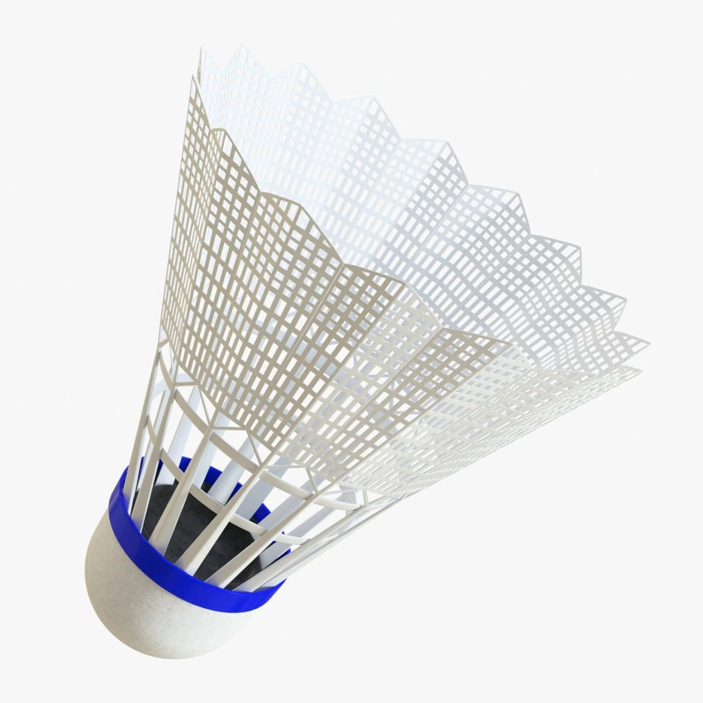 shuttlecock 01 3D Model .c4d .max .obj .3ds .fbx .stl .blend 
