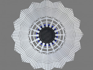shuttlecock 01 3Dモデル