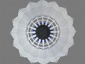 shuttlecock 01 3D Model