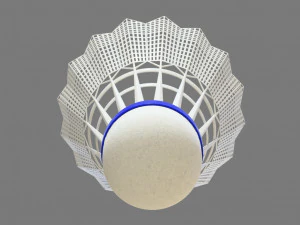 shuttlecock 01 3D Model