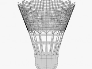 shuttlecock 01 3D Model