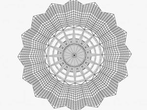 shuttlecock 01 3D Model