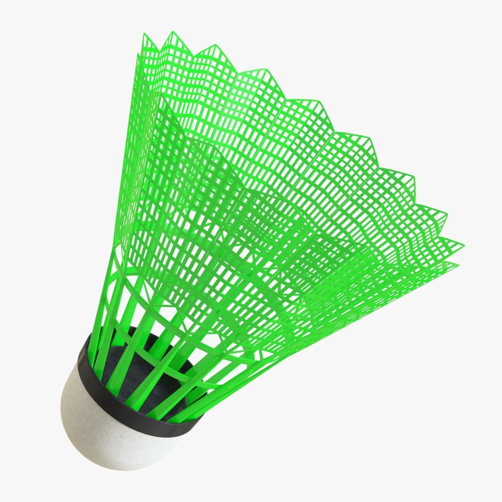 shuttlecock 01 5 3D Model .c4d .max .obj .3ds .fbx .stl .blend 