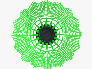 shuttlecock 01 5 3D-Modell