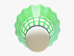 shuttlecock 01 5 3D-Modell