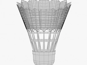shuttlecock 01 5 3D Model