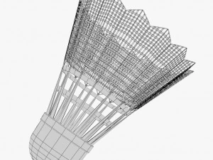shuttlecock 01 5 3D Model