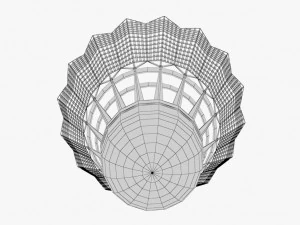 shuttlecock 01 5 3D Model